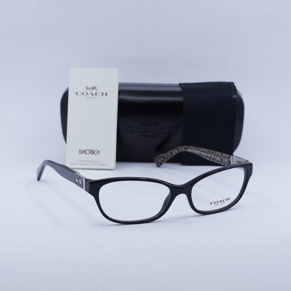 Final Price! Coach HC6061 EMMA 5261 Black Eyeglasses 52mm - Picture 1 of 12